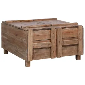 Medina Salontafel 65x65x38 cm massief gerecycled hout