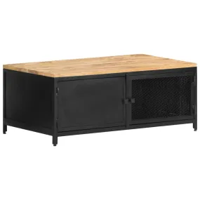 Medina Salontafel 90x50x37 cm massief ruw mangohout